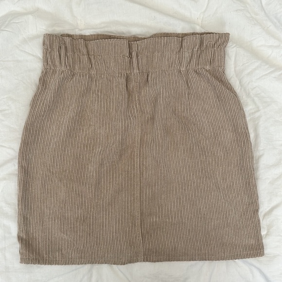 NWT - Corduroy Mini Skirt (tan) - Picture 2 of 5